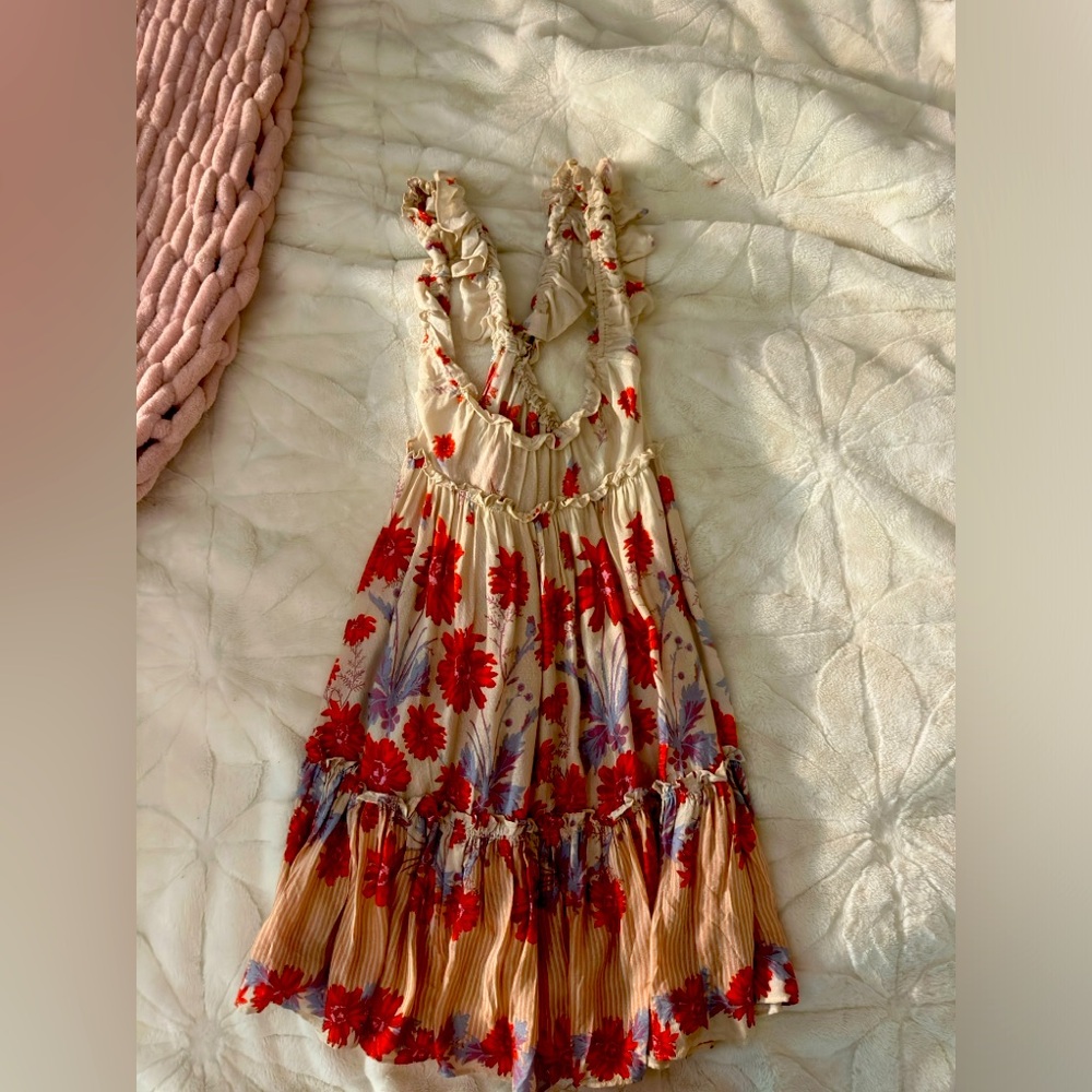 Free people free flow mini dress size XS never worn.